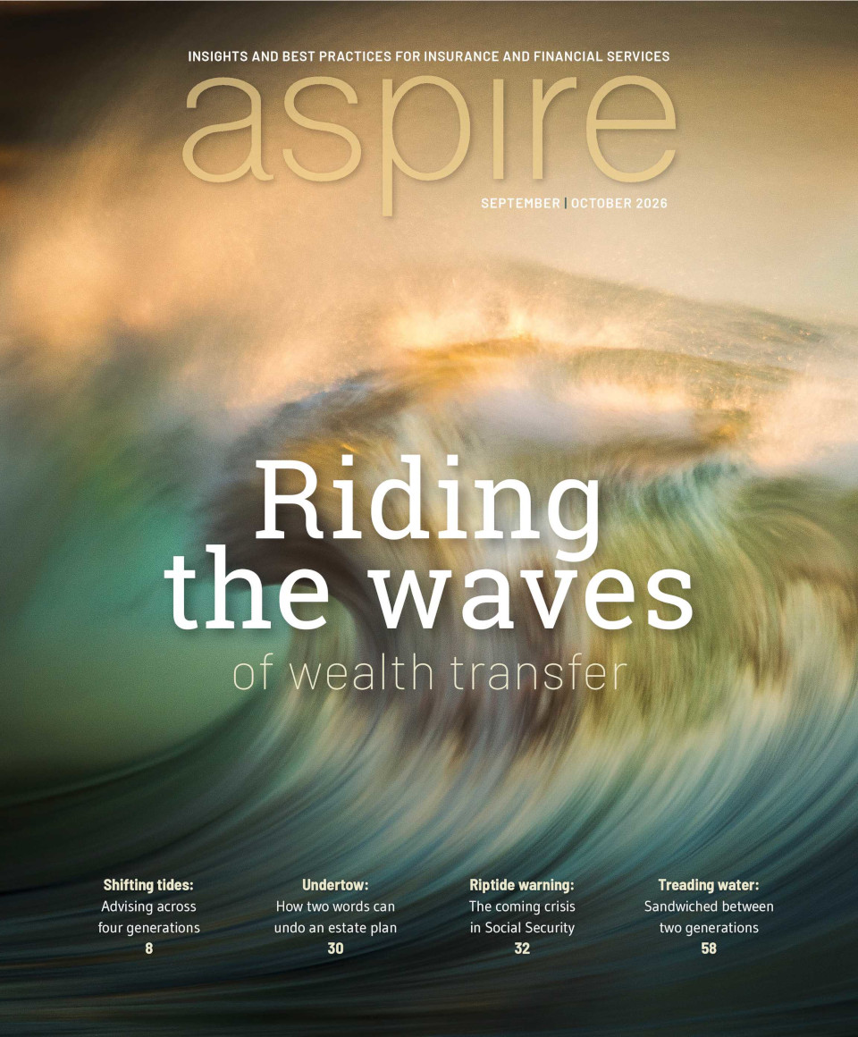 Aspire magazine cover